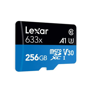 256GB Lexar® High-Performance 633X MicroSD