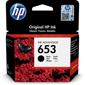 HP 653 Black Ink Cartridge