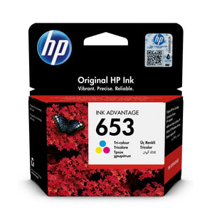 HP 653 Tri Colour Ink Cartridge